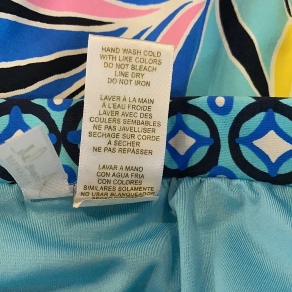 Anne Cole Women’s Bathing‎ Suit One Piece Tankini Top Swimsuit Sz 6 Multicolor